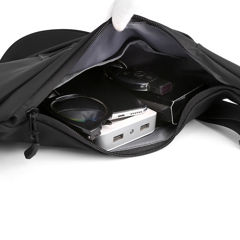 Kunfait's Unisex Boomerang Styled Crossbody Waterproof Travel Sling Bag