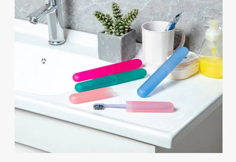 5 Pcs Travel Case Holder for Daily use items | Toothbrush, Stationary, Kitchen Fork, etc.