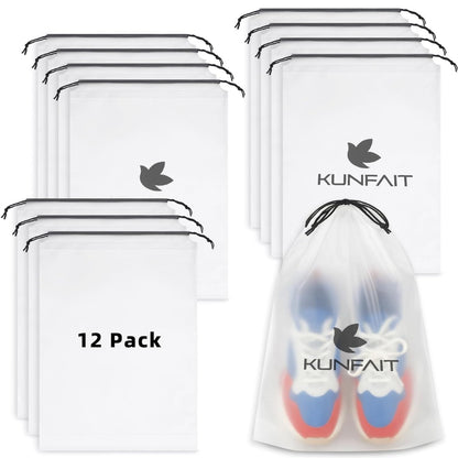 KUNFAIT Shoe Bags for Travel | Drawstring Packing Bags | Dustproof Waterproof Portable Storage Bags