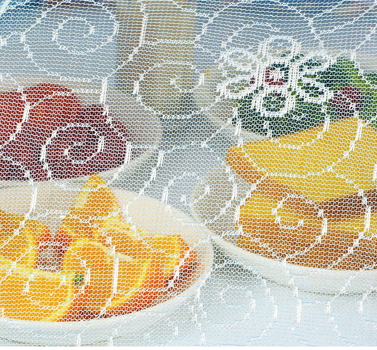 Premium Food Covering Tent | Foldable Umbrella Net with Pop-up Lid | Large Size (Floral CUISINEKEEPER)