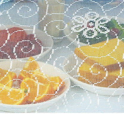 Premium Food Covering Tent | Foldable Umbrella Net with Pop-up Lid | Large Size (Floral CUISINEKEEPER)
