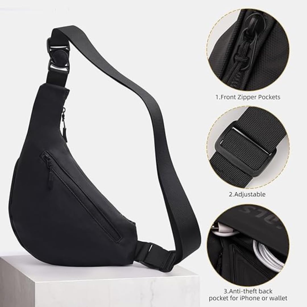 STORITE Grey Sling Bag Cross Body Messenger Sling Bag - Dark Grey Dark Grey  - Price in India | Flipkart.com