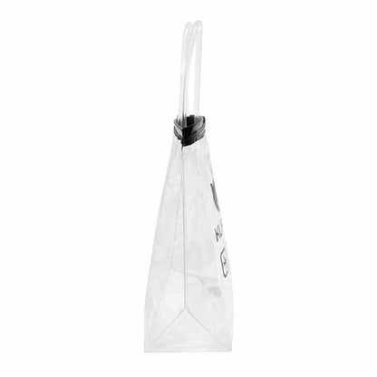 KUNFAIT Transparent Tote Bag for Travel Cosmetics | Organise Toiletry Kits for Men & Women