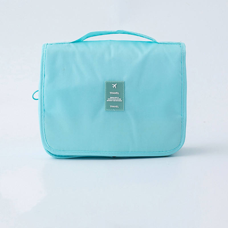 KUNFAIT Hanging Cosmetic Bag with Hook – Waterproof Travel Toiletry Organizer
