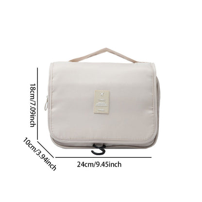 KUNFAIT Hanging Cosmetic Bag with Hook – Waterproof Travel Toiletry Organizer