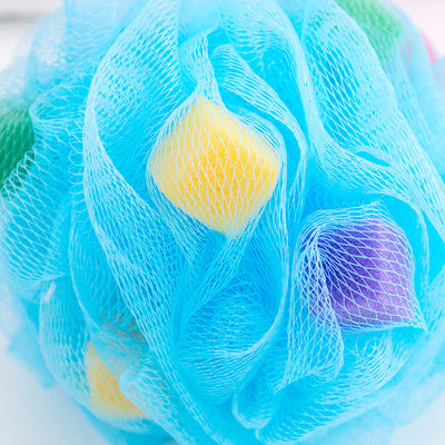 Luxurious Sponge Shower Loofah for Spa-like Exfoliation and Relaxation | Mesh Pouf Shower Balls | Body Scrubber for Men & Women| Pack of 3