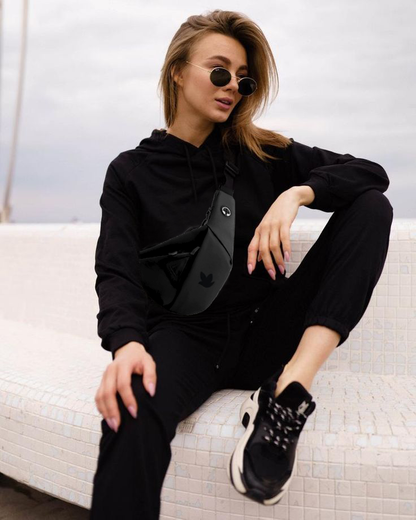 Kunfait's Unisex Boomerang Styled Crossbody Waterproof Travel Sling Bag