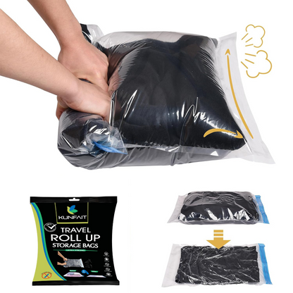 Vaccum Storage Bags for Clothes (No pump needed)
