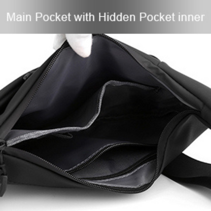 Kunfait's Unisex Boomerang Styled Crossbody Waterproof Travel Sling Bag