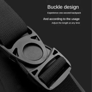 Kunfait's Unisex Boomerang Styled Crossbody Waterproof Travel Sling Bag