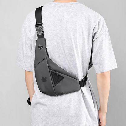 Kunfait's Unisex Boomerang Styled Crossbody Waterproof Travel Sling Bag