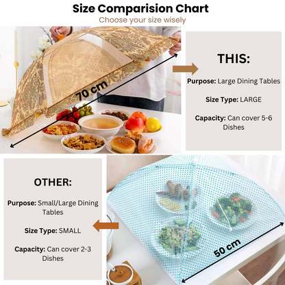 Printed Style Large Pop-Up Mesh Food Cover