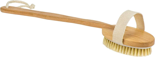 Detachable Wooden Bath Brush with Natural Bristles| Set of 1