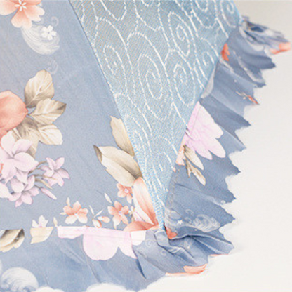 Premium Food Covering Tent | Foldable Umbrella Net with Pop-up Lid | Large Size (Floral CUISINEKEEPER)