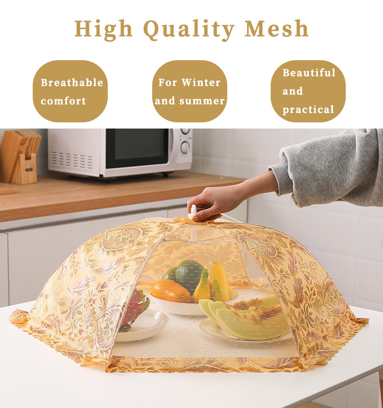 Mesh Food Printed Style Large Pop-Up Mesh Food Cover – Kunfait
