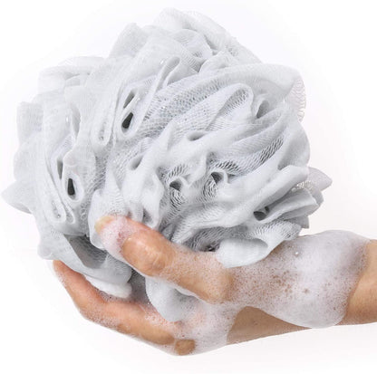 4 Pcs Luxurious Sponge Shower Loofah for Spa-like Exfoliation and Relaxation | Body Scrubber for Men & Women